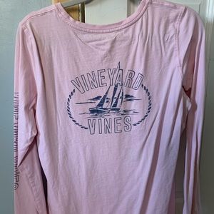 Pink Vineyard Vines shirt